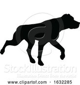 Vector Illustration of Dog Silhouette Pet Animal by AtStockIllustration