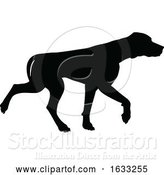 Vector Illustration of Dog Silhouette Pet Animal by AtStockIllustration