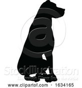 Vector Illustration of Dog Silhouette Pet Animal by AtStockIllustration