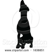 Vector Illustration of Dog Silhouette Pet Animal by AtStockIllustration