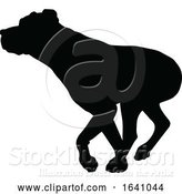 Vector Illustration of Dog Silhouette Pet Animal by AtStockIllustration