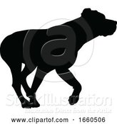 Vector Illustration of Dog Silhouette Pet Animal by AtStockIllustration