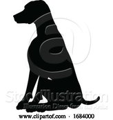 Vector Illustration of Dog Silhouette Pet Animal by AtStockIllustration