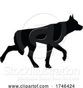 Vector Illustration of Dog Silhouette Pet Animal by AtStockIllustration