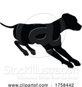 Vector Illustration of Dog Silhouette Pet Animal by AtStockIllustration