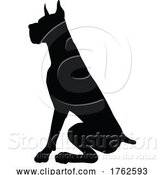 Vector Illustration of Dog Silhouette Pet Animal by AtStockIllustration