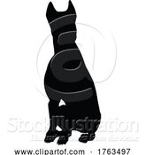 Vector Illustration of Dog Silhouette Pet Animal by AtStockIllustration