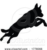 Vector Illustration of Dog Silhouette Pet Animal by AtStockIllustration