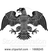 Vector Illustration of Eagle Imperial Heraldic Symbol by AtStockIllustration