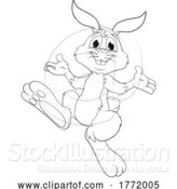 Vector Illustration of Easter Bunny by AtStockIllustration