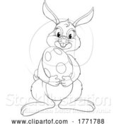 Vector Illustration of Easter Bunny by AtStockIllustration