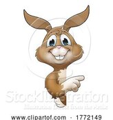 Vector Illustration of Easter Bunny Rabbit by AtStockIllustration