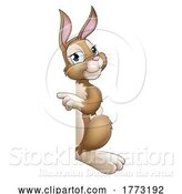 Vector Illustration of Easter Bunny Rabbit by AtStockIllustration