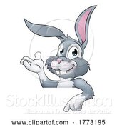 Vector Illustration of Easter Bunny Rabbit by AtStockIllustration