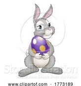 Vector Illustration of Easter Bunny Rabbit by AtStockIllustration