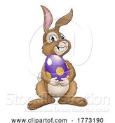 Vector Illustration of Easter Bunny Rabbit by AtStockIllustration