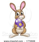 Vector Illustration of Easter Bunny Rabbit by AtStockIllustration