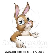 Vector Illustration of Easter Bunny Rabbit by AtStockIllustration