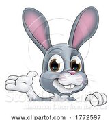 Vector Illustration of Easter Bunny Rabbit by AtStockIllustration