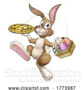 Vector Illustration of Easter Bunny Rabbit by AtStockIllustration