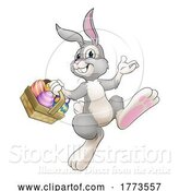 Vector Illustration of Easter Bunny Rabbit by AtStockIllustration