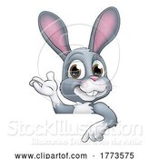 Vector Illustration of Easter Bunny Rabbit by AtStockIllustration