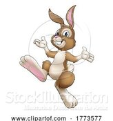 Vector Illustration of Easter Bunny Rabbit by AtStockIllustration