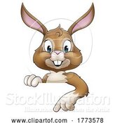 Vector Illustration of Easter Bunny Rabbit by AtStockIllustration