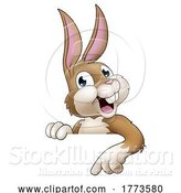 Vector Illustration of Easter Bunny Rabbit by AtStockIllustration