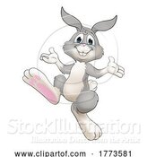 Vector Illustration of Easter Bunny Rabbit by AtStockIllustration