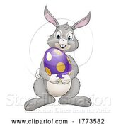 Vector Illustration of Easter Bunny Rabbit by AtStockIllustration