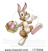 Vector Illustration of Easter Bunny Rabbit by AtStockIllustration