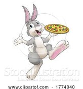 Vector Illustration of Easter Bunny Rabbit by AtStockIllustration