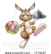 Vector Illustration of Easter Bunny Rabbit by AtStockIllustration