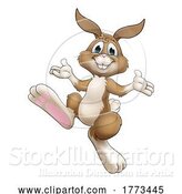 Vector Illustration of Easter Rabbit by AtStockIllustration