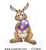 Vector Illustration of Easter Rabbit by AtStockIllustration