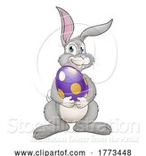 Vector Illustration of Easter Rabbit by AtStockIllustration