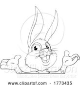Vector Illustration of Easter Rabbit by AtStockIllustration
