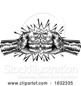 Vector Illustration of Fist Bump Punch by AtStockIllustration