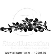 Vector Illustration of Frangipani Plumeria Tropical Bali Floral Flower by AtStockIllustration