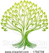 Vector Illustration of Green Tree by AtStockIllustration