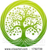 Vector Illustration of Green Tree by AtStockIllustration