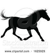 Vector Illustration of Horse Animal Silhouette by AtStockIllustration