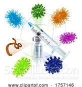 Vector Illustration of Injection Immunisation Vaccine Medical Concept by AtStockIllustration