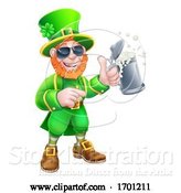 Vector Illustration of Leprechaun St Patricks Day Mascot by AtStockIllustration