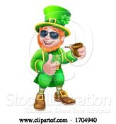 Vector Illustration of Leprechaun St Patricks Day Mascot by AtStockIllustration