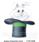 Vector Illustration of Magic Trick Magician Top Hat Rabbit Illustration by AtStockIllustration