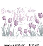 Vector Illustration of Mothers Day French Bonne Fete Des Meres Design by AtStockIllustration