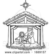 Vector Illustration of Nativity Scene Christmas by AtStockIllustration