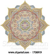 Vector Illustration of Pattern Motif Mandala Art Ornament Design Element by AtStockIllustration